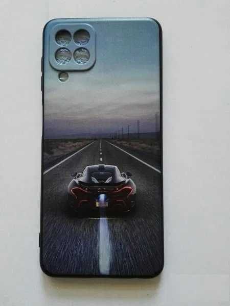 Силиконов калъф за Samsung Galaxy A22 4G,стъклен протектор,Самсунг