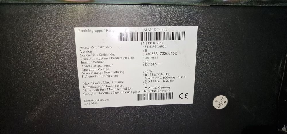 Frigider camion 24v