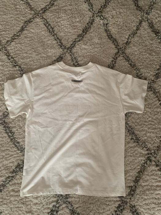 Tricou Essentials Fear of God White M (oversized fit)