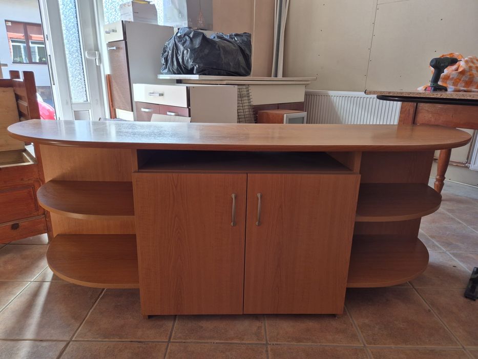 Comoda sufragerie cu spatiu de depozitare din pal 190x55x70