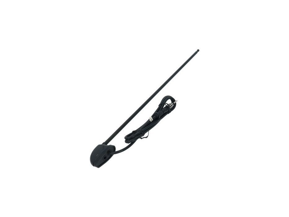 Antena auto laterala telescopica Carpoint, universala, neagra, 45-125 cm, 3 segmente, cu set montaj si cablu 1,3 m