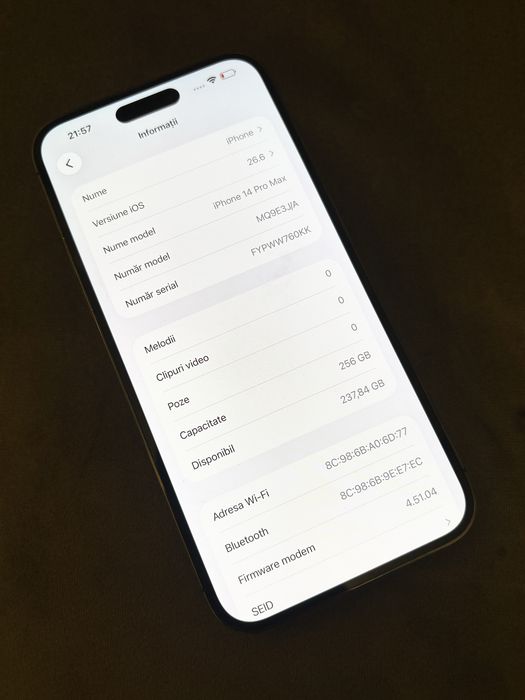 iPhone 14 Pro Max Deep Purple / 256 GB