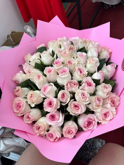 Цветы розы 51шт