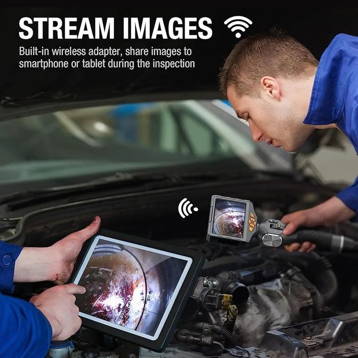 Cameră endoscopică Teslong TD500,cu lumină, cameră endoscopică rotativ