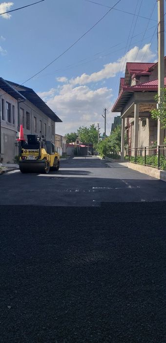 Asfalt qilamiz yul qurulishi