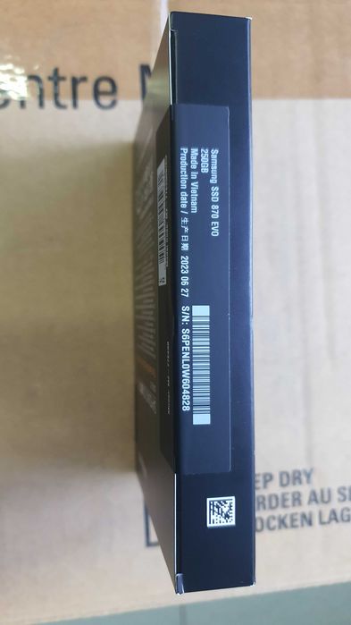 Нов Samsung 870 EVO 250GB SSD SATA 2.5" — 3 г. гаранция, налични 20 бр.