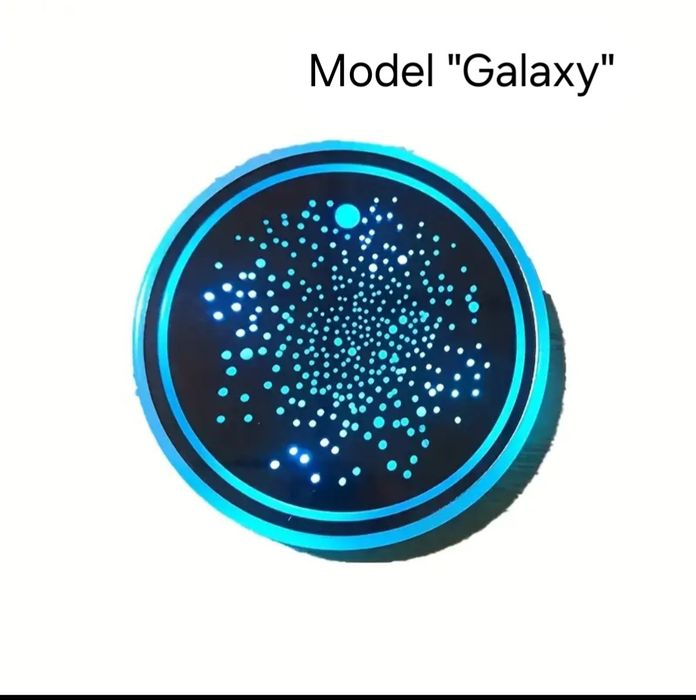 Lumini auto ambientale pentru suportul de pahare