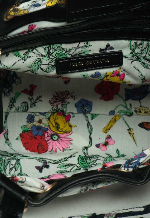 %ПРОМО% JUICY COUTURE – Дамска чанта "BLACK & WHITE" 22x30x15см нова