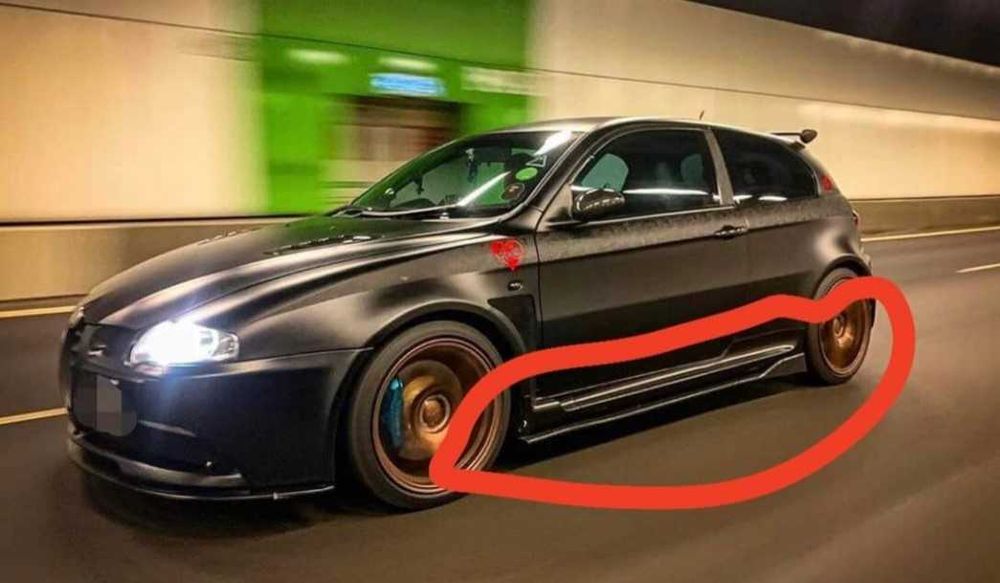 Универсална тунинг добавка за прагове universal