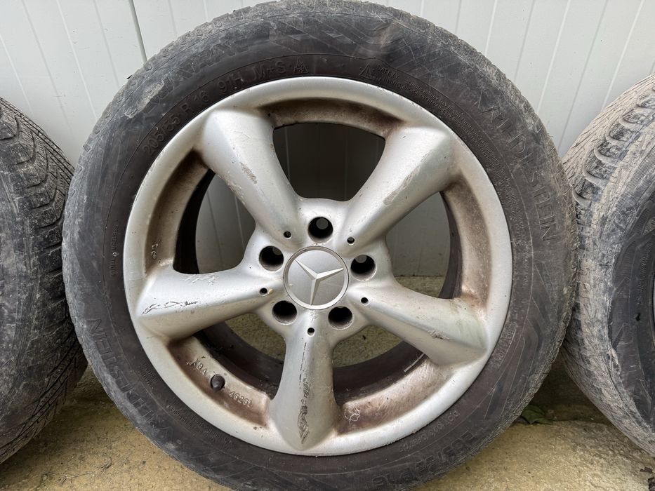 4 бр джанти KBA 16ки 5х112  7.5J ET38 със зимни гуми подарък 205/55/16