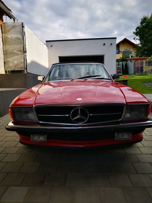 Vand Mercedes 380 SL R107 in stadiu de proiect masina trebuie revopsita si asamblata