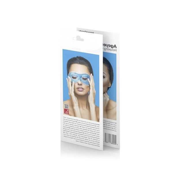 Masca cu gel relaxanta pentru ochi, efect rece sau cald, 23 x 7 cm