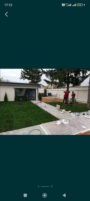 Producator gazon rulou 24 de lei m2.Transport și montaj inclus în preț