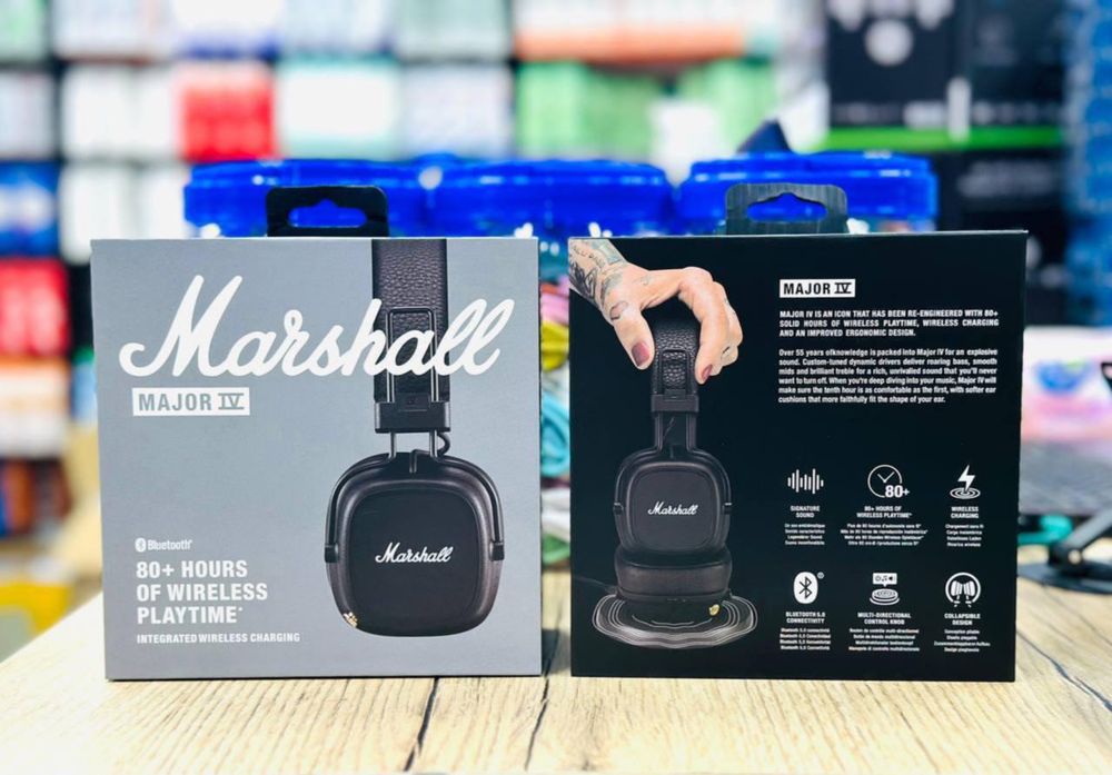 Наушник Marshall Major 4 Оригинал Маршал беспроводной