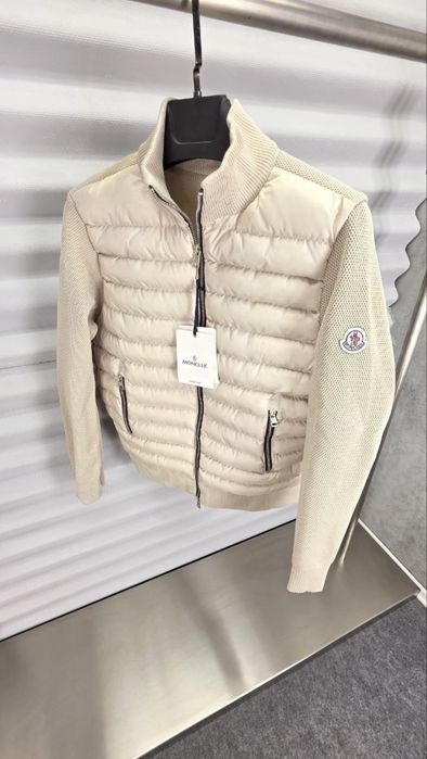 Мъжко яке Moncler – плетени ръкави, няколко цвята