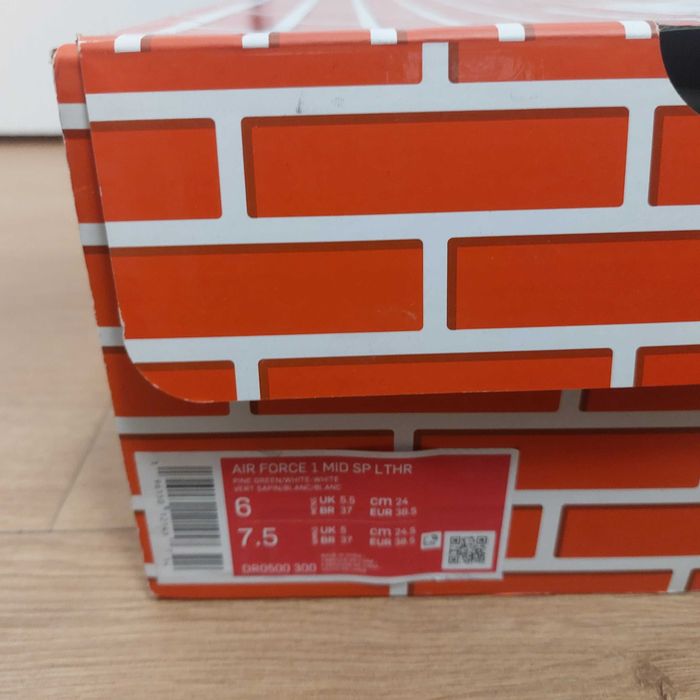 Nike Air Force 1 Mid x Off-White "Pine Green" marime 38.5