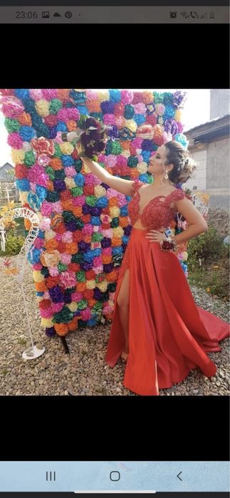 Rochie de seara/nasa/ lunga / făcută pe comandă la atelier
