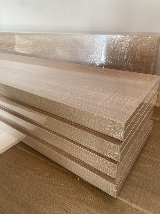 Широк стенен рафт от MDF