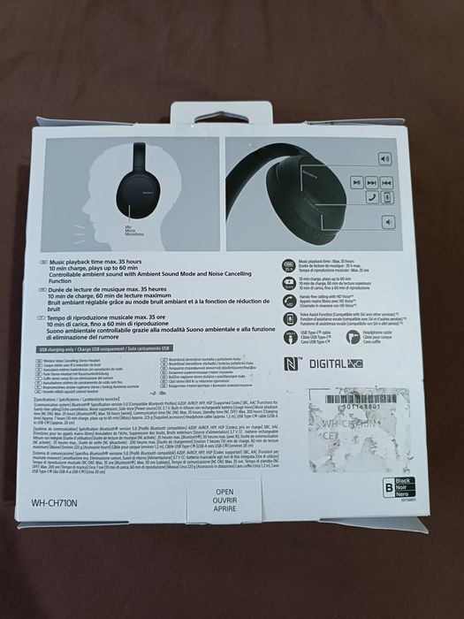 Casti wireless Sony wh ch710n