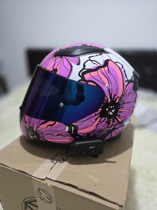 Casca moto LS2 Rapid Poppies mărime S
