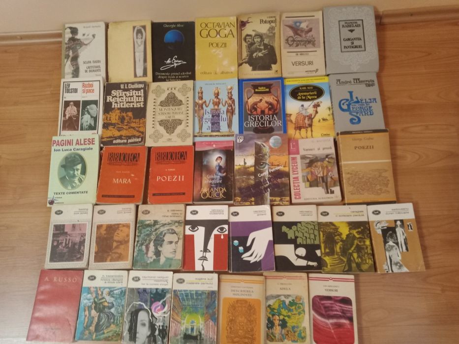 Cărți bune autori români 5 lei buc. Atlasul geografic al lumii 75 lei