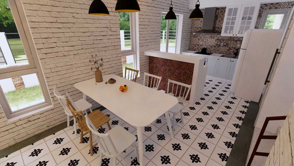 НА ИЗПЛАЩАНЕ - Двуетажна сглобяема къща с 3 спални, 140 кв. м