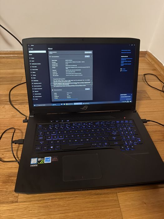 ASUS ROG Strix GL703VM Gaming | i7-7700HQ | GTX 1060 6GB | 16GB RAM | SSD 250GB + HDD 1TB