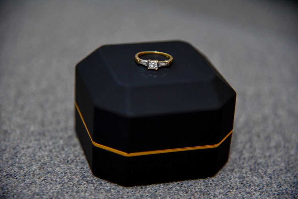 Inel  TIFFANY & Co. cu diamante naturale – aur 18K, certificat GMT