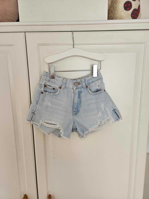 Детски къси дънкови панталони Zara 6 години 116 см