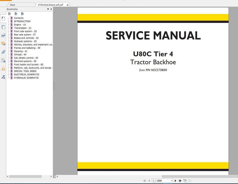 Case & New Holland Agricultura si Constructii - Manuale de reparatii