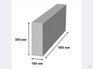 Газоблок штук 800 тг 100/300/600