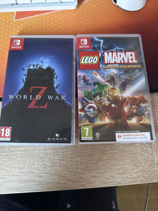 Nintendo Switch Lite игри – World War Z + LEGO Marvel Super Heroes