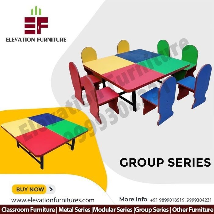 Детский стол,стул на 4мест