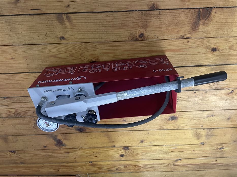 Pompa testare Rothenberger RP 50-S, max 60 bar, cuva otel 12 l