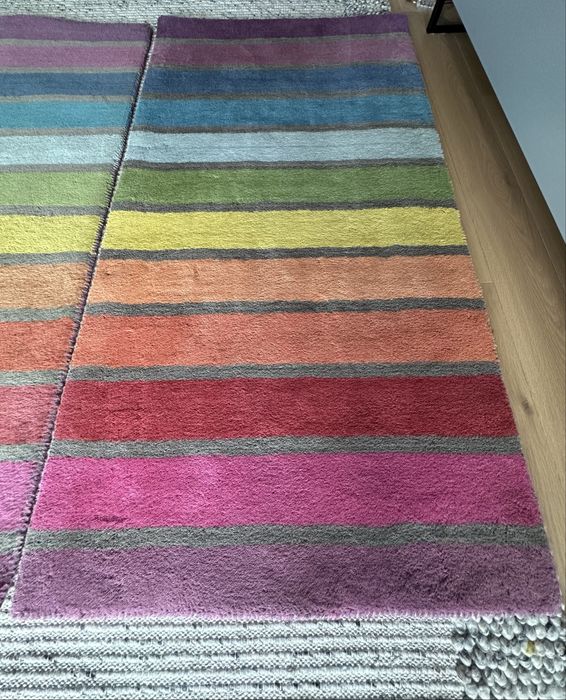 Covoare din lana 100% Flair Rugs UK, model Candy, 80×150 cm, 2 buc