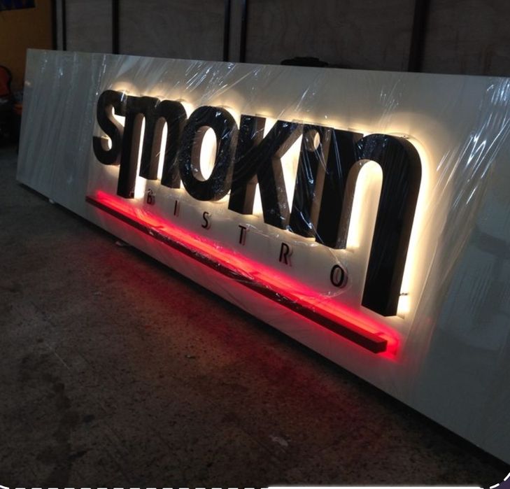 Наружная Реклама Баннер буква стенд