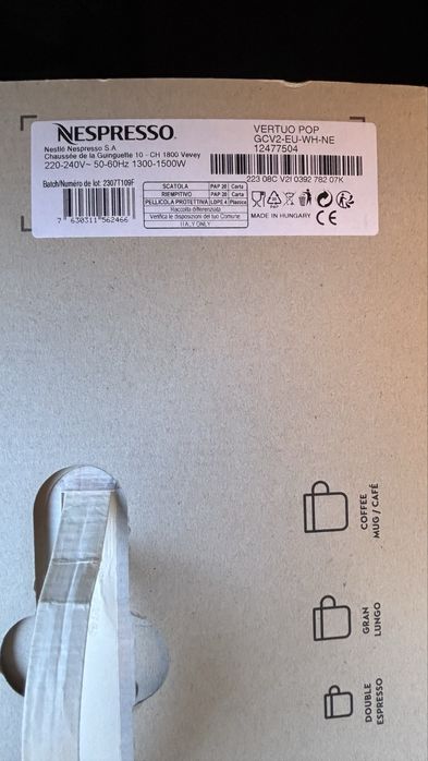 Nespreaso Vertuo Pop