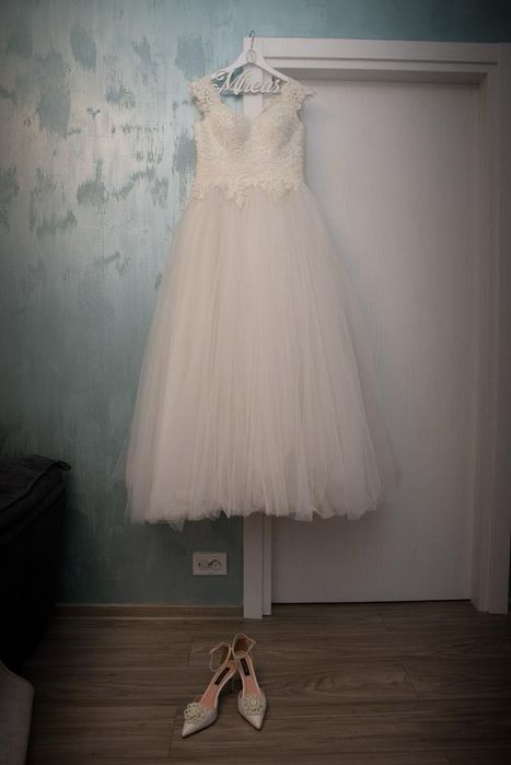 Rochie de mireasă pe corset, mărime 34-48