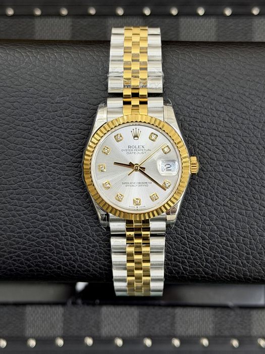 Rolex Date-Just Diamond 31 Yellow Gold