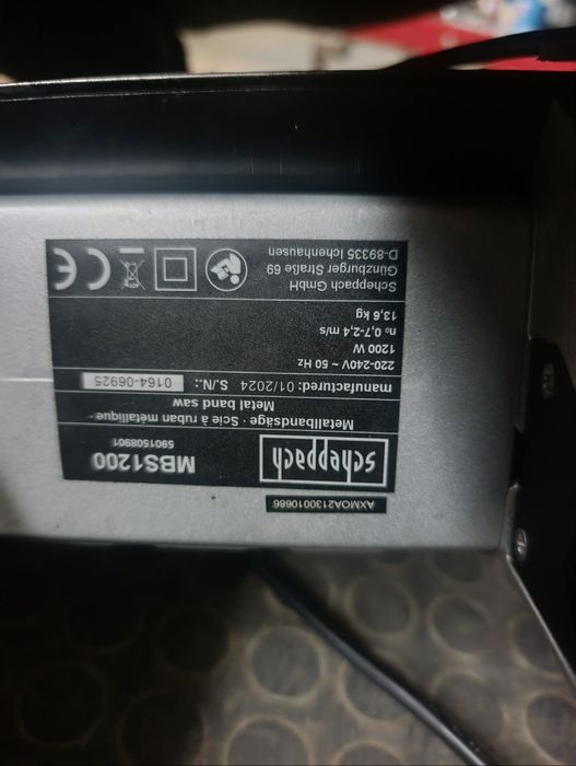 Банциг за метал Scheppach MBS1200