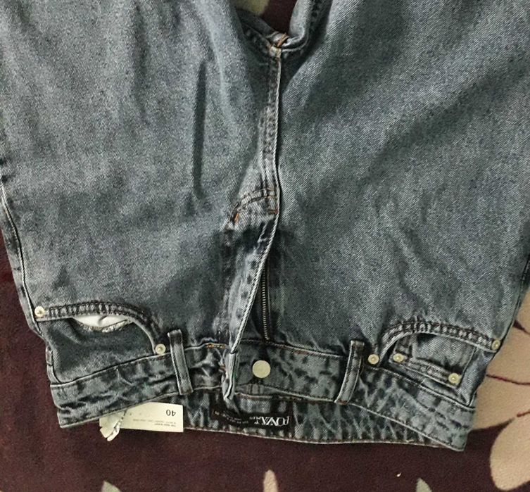 Blugi dama albastrii,talie inalta