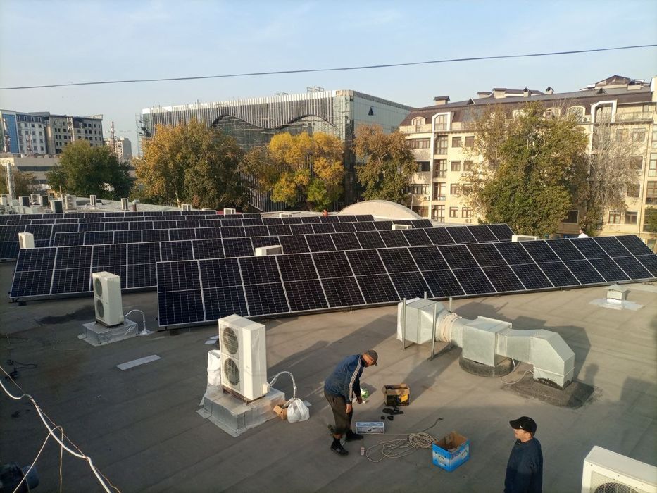 Куёш панел холаган усулда