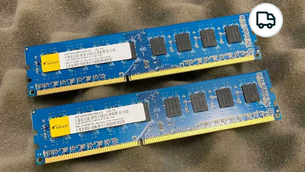 Memorie desktop 2 module 2x4GB DDR3 Elixir PC3-10600U