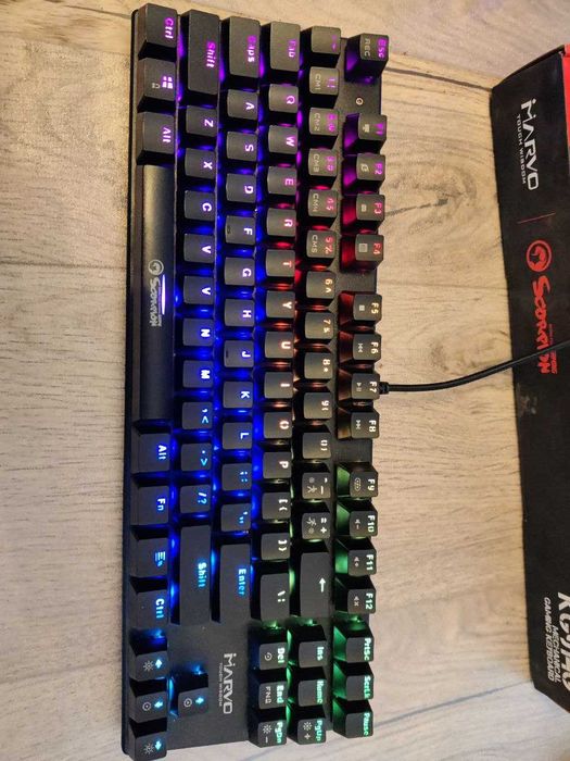 Tastatura Gaming Mecanica Marvo RGB KG914G Red Switch
