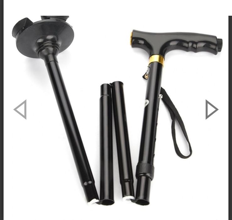 Регулируем бастун с лед фенерче