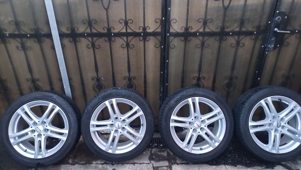 Jante magneziu Rial vw,skoda cu cauciucuri 5x112 pe 17 Import Germania