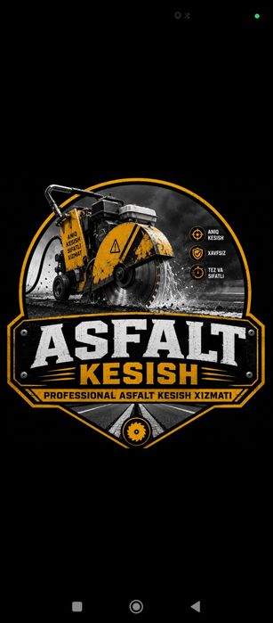 Asfalt kesish va Asfalt xizmatlari