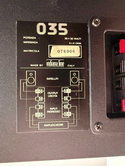 Difuzoare Medii și Bas Subwoofer Indiana Line 035 Originale
