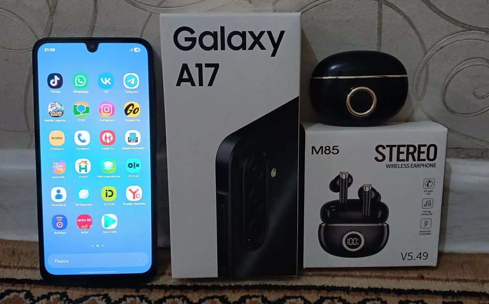 Самсунг А17 м85 stereo наушник