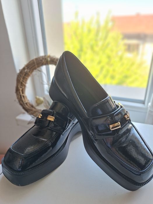 Черни елегантни Мокасини